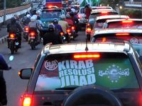 Kirab Resolusi Jihad NU di Semarang
