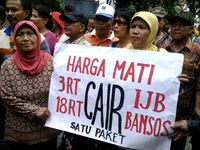 Korban Lumpur Lapindo Demo BPLS