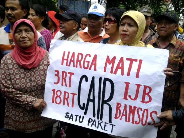 Korban Lumpur Lapindo Demo BPLS