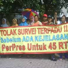 Tuntut Dimasukkan Peta Terdampak, Warga Mindi Ngeluruk Kantor BPLS