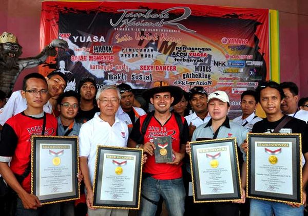 Komunitas Vixion Cetak Rekor MURI