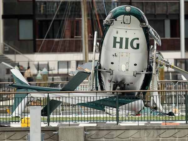 Helikopter Jatuh di Auckland