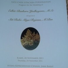 Tak Ada Presiden yang Nikahkan Anak di Istana Cipanas Selain SBY
