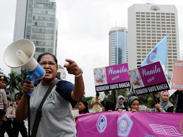 Aksi Tolak Kekerasan kepada Perempuan
