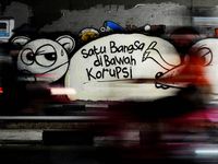 Prihatin Korupsi Lewat Mural