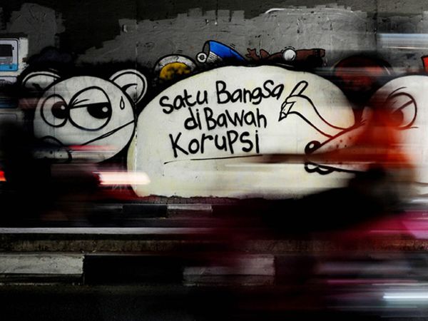 Prihatin Korupsi Lewat Mural
