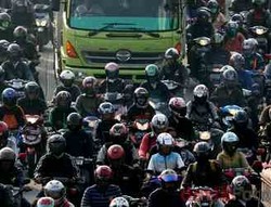 Polisi: Pemotor di Jakarta Banyak yang Tidak Tahu Aturan Berlalu Lintas