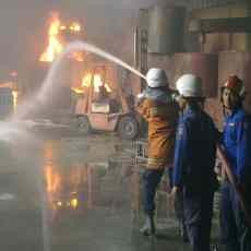 Satu Pekerja Pabrik Cat Alami Luka Bakar