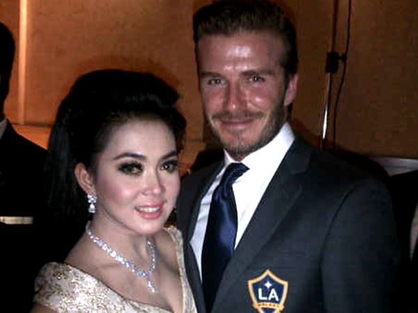 Wow, Syahrini Mesra Bareng Beckham 