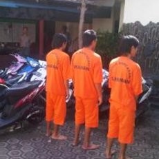 Komplotan Speed Drug Butuh 15 Detik Curi Motor Matic