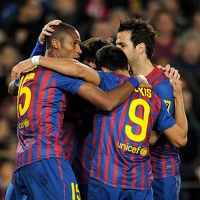 Azulgrana Pesta Gol di Camp Nou