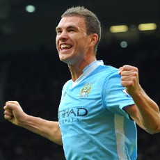 Dikabarkan Ingin ke Juve, Dzeko Langsung Membantah