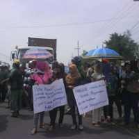 Korban Lumpur Lapindo Demo, Polisi Tutup Tol Sidoarjo-Porong