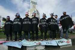 Hari Antikorupsi, Mahasiswa dan Aktivis di Aceh Gelar Aksi Damai