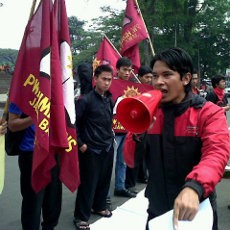 Ikbal Turun ke Jalan Serukan Lawan Korupsi