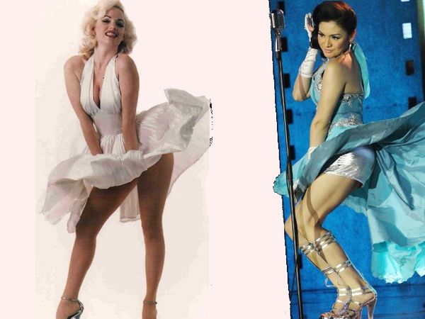 Vicky Shu Bergaya ala Marilyn Monroe