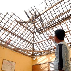 Atap 3 Ruangan di SDN Gadog Roboh, Kegiatan Belajar Terganggu