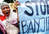 Korban Banjir Demo Foke