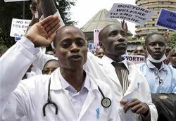 Dokter-dokter di Kenya Mogok Kerja Minta Naik Gaji