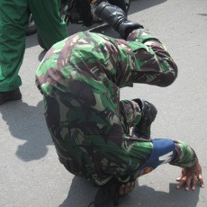 Hari Infanteri, Kopka Bagyo Koprol 500 Meter dan Minum Air Bubuk Batere