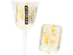 Lolipop dengan Emas 24 Karat