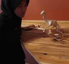 Besi Rongsokan Disulap Jadi Seni Instalasi