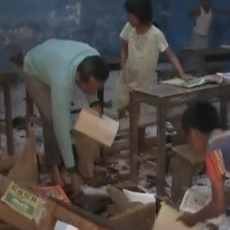 Atap Kelas MI Al Hikmah Ambruk, Seorang Siswa Luka-luka