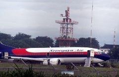 Bandara Adisutjipto Dibuka, Pesawat Sriwijaya Air Belum Dievakuasi