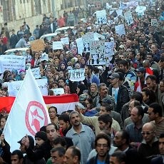 Perempuan Mesir Demo Menentang Kekerasan Militer Atas Perempuan