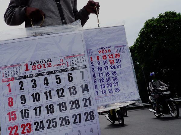 Penjualan Kalender Baru Tak Seindah Dulu