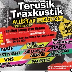 Dari Raisa Hingga Naif di Penutupan Terusik Traxkustik 2011