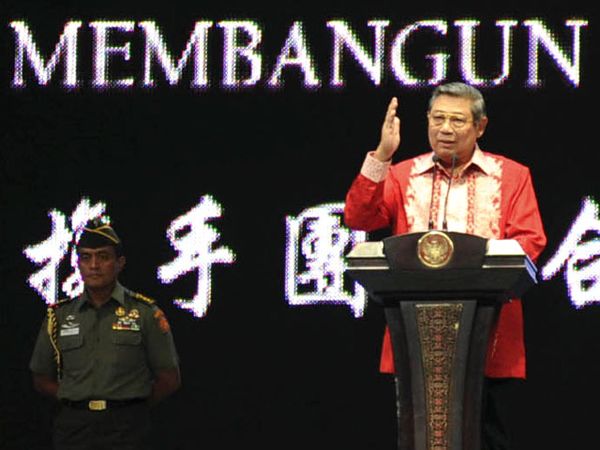 SBY Hadiri Silaturahmi Hakka Indonesia Sejahtera