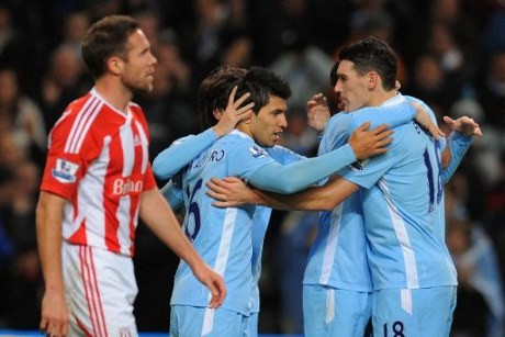 Aguero Dua Gol, City Hantam Stoke 3-0 Aguero Dua Gol, City Hantam Stoke 3-0