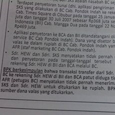 Aliran Uang Century ke Adik Ani Yudhoyono Diduga Tidak Wajar