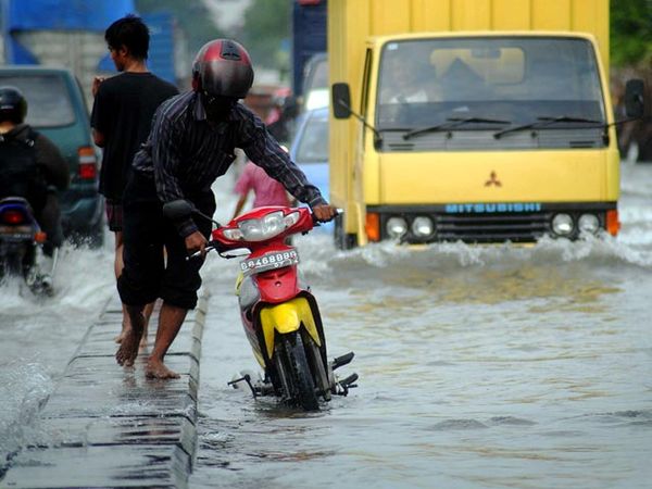 Banjir Rob Sapa Utara Jakarta