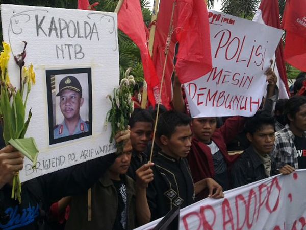 Mahasiswa Jatim Desak Kasus Bima Diusut