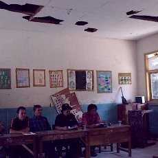 Prihatin, Sebagian Bangunan SD di Tengah Kota Ini Rusak Parah