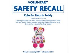 Berbahaya untuk Anak, 300.000 Boneka Teddy Bear Ditarik