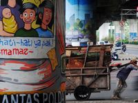 Mural Suarakan Pesan Keselamatan