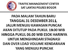 Kawasan Puncak Ditutup dari 3 Arah, Lalin Ramai Lancar