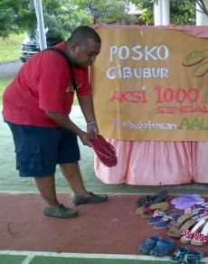 400 Sandal Sudah Dikumpulkan Warga Untuk Dukung AAL