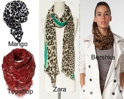4 Pilihan Syal dengan Motif Leopard