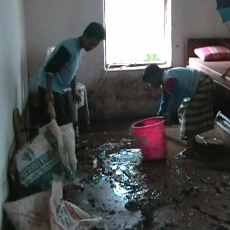 Banjir Lumpur Terjang Nganjuk, Empat Rumah Warga Disapu Air