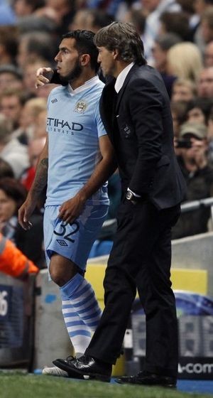 Tevez Akan Pergi, Mancini Tak Merasa Menang