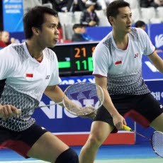 Dua Ganda Merah Putih Tersingkir