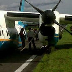 Evakuasi Pesawat Merpati di Sampit Dilakukan Pagi Ini