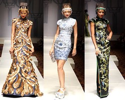 Cheongsam Mewah dalam Koleksi Terbaru Sebastian Gunawan