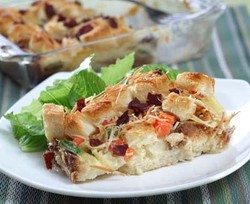 Resep Roti :Roti Lapis Sayuran