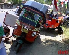 Wah! 1.300 Bajaj Bodong Berkeliaran di Jakarta