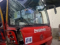 Korban Bus TransJ di Jl Hayam Wuruk Luka Robek di Kepala